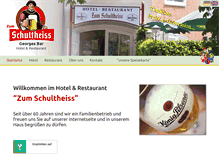 Tablet Screenshot of hotel-zum-schultheiss.de